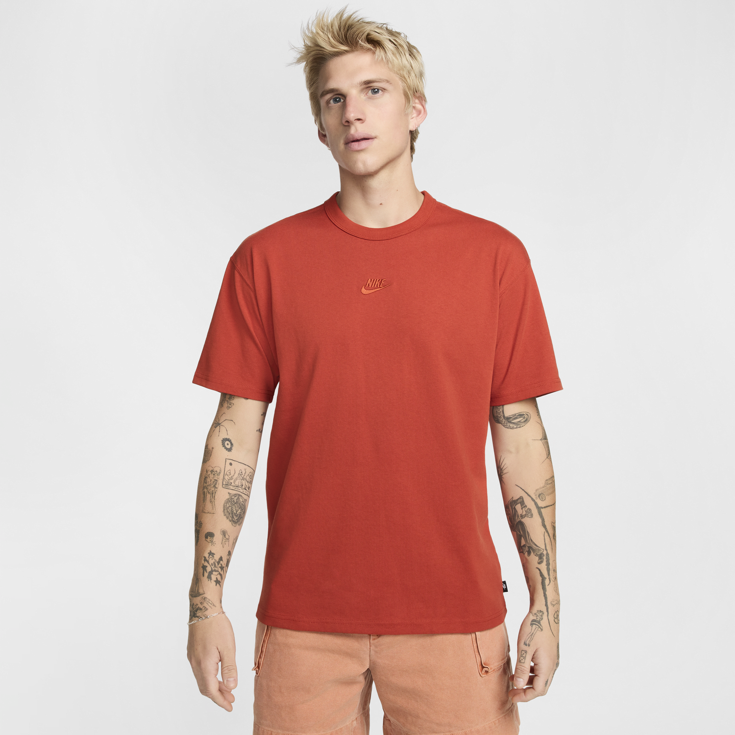 T-shirt Nike Sportswear Premium Essentials Orange | DO7392-626, 0