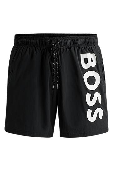 Badetøj BOSS BOSS Quick-Drying Swim Shorts with Contrast Logo Sort | 50514502, 0