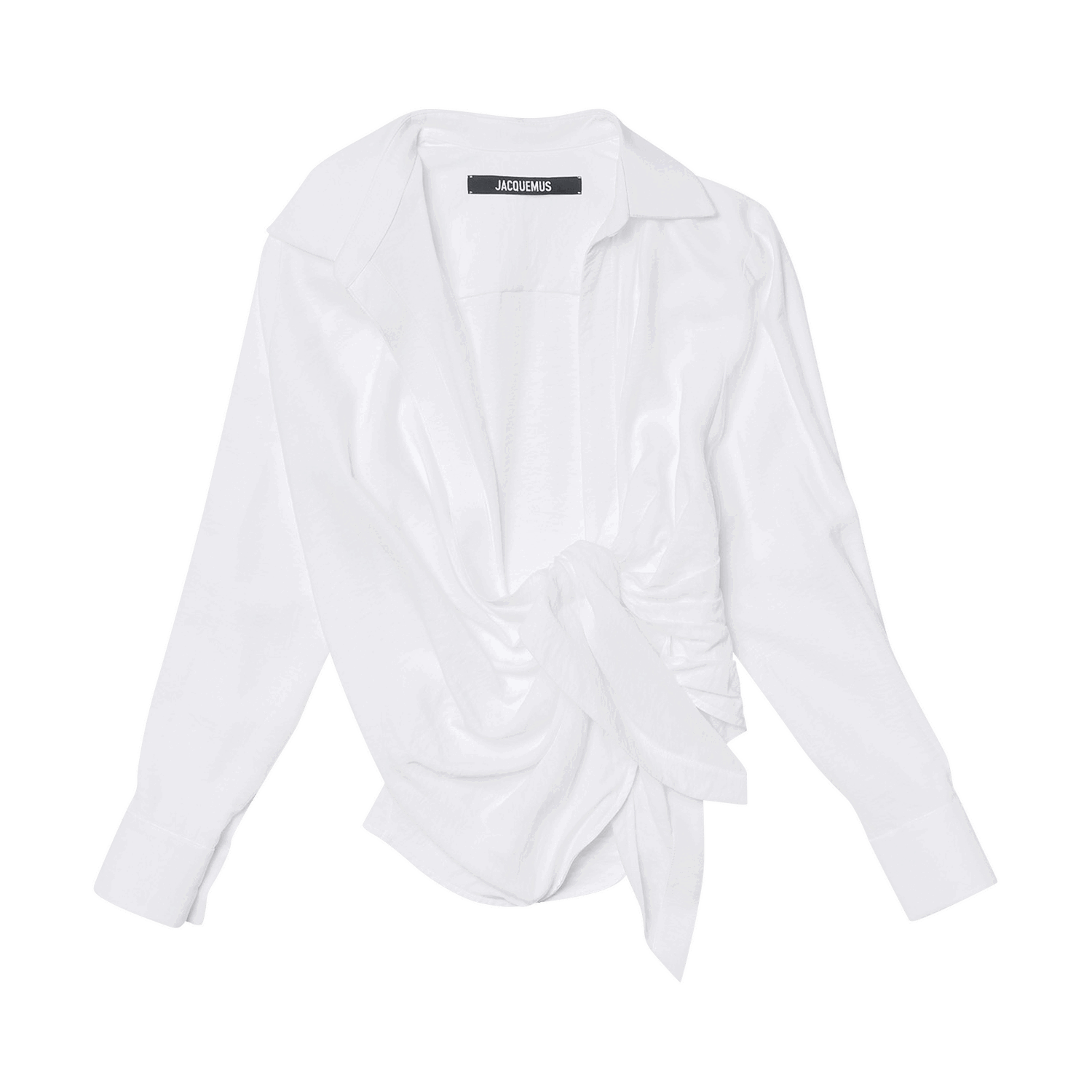 Skjorte Jacquemus La Chemise Bahia Shirt Hvid | 213SH002 1020 100, 0