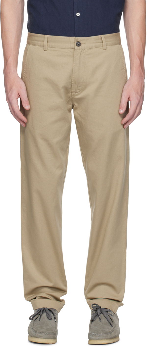 Bukser Universal Works Universal Works Aston Trousers Beige | 00130