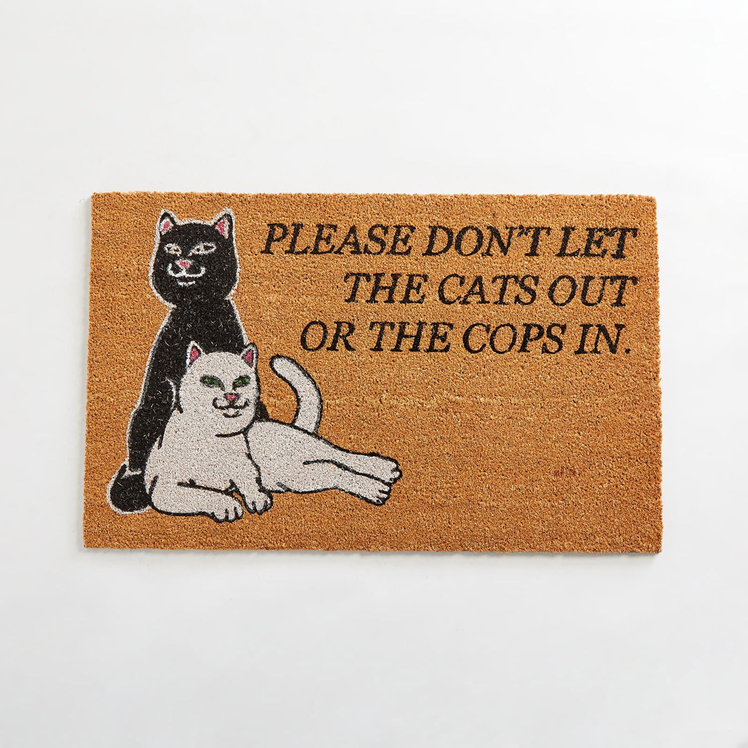 Home decor RIPNDIP Don’t Let The Cops In Rug Brun | RND4056 NEW EAN, 0