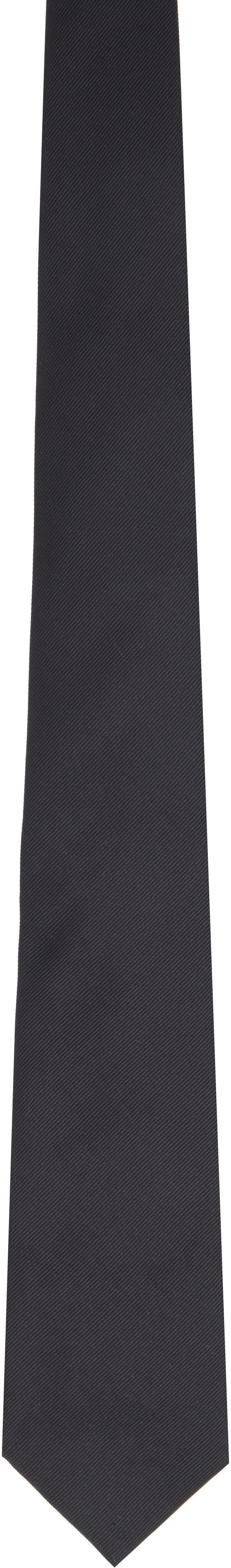 Tørklæde Bottega Veneta Veneta Silk Twill Tie Sort | 766784V3L401000, 0