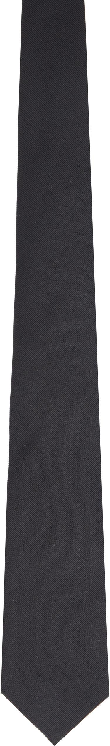 Tørklæde Bottega Veneta Veneta Silk Twill Tie Sort | 766784V3L401000, 0