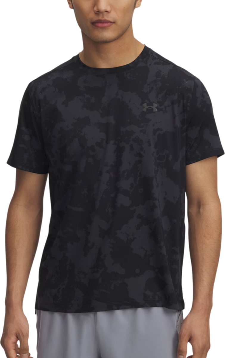 T-shirt Under Armour Under Armour UA Launch Elite Printed Short Sleeve T-Shirt Sort | 1389804-017