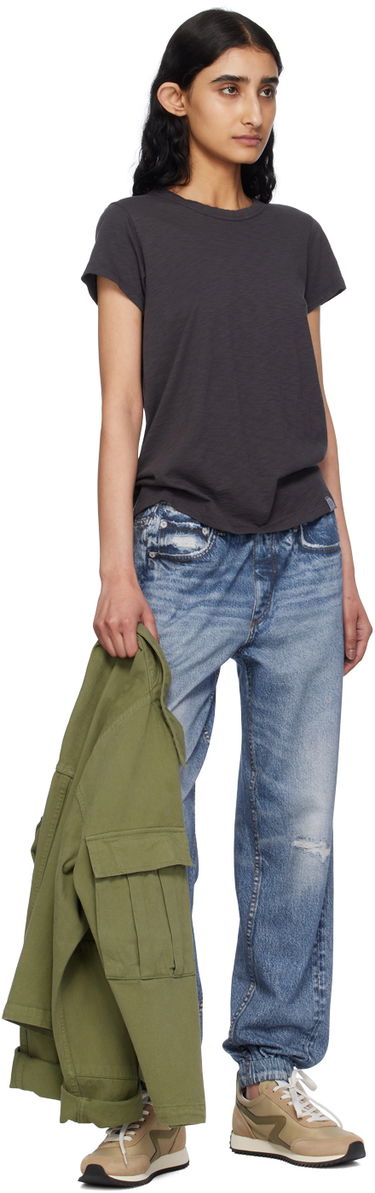 T-shirt rag & bone Rag & Bone Slub T-Shirt Grå | WCC22HT012NM12, 3