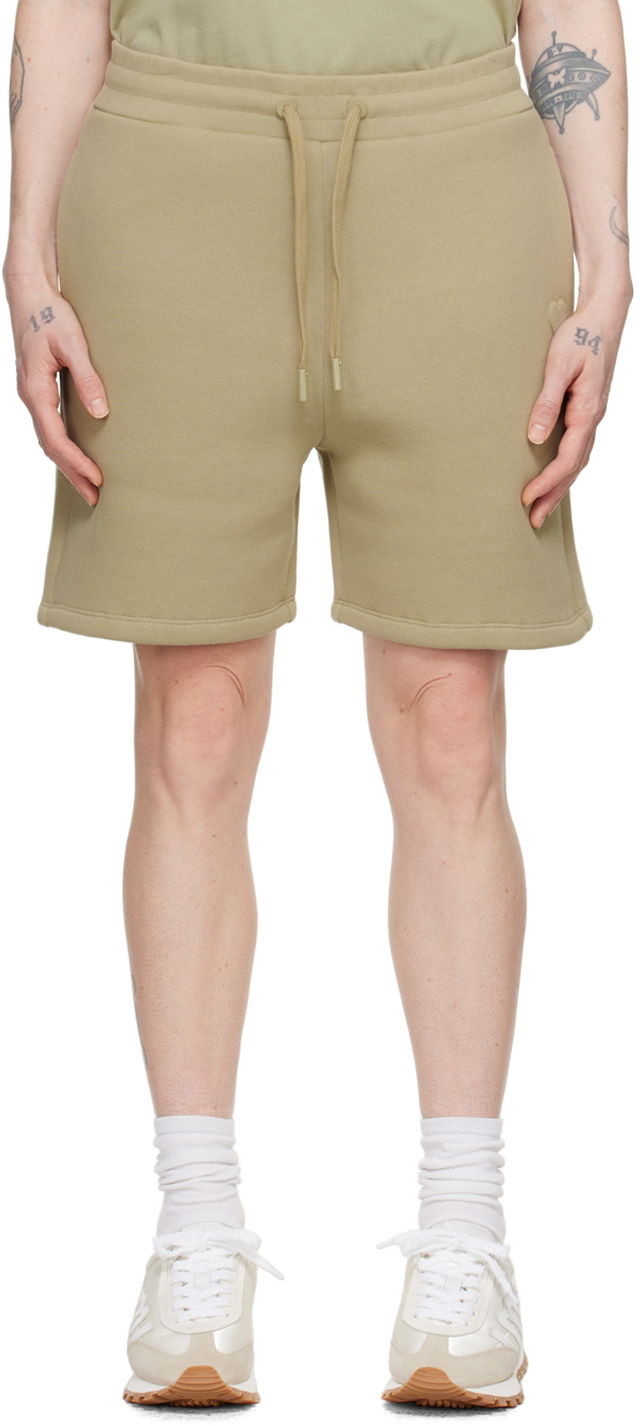 Shorts AMI Paris de Cœur Shorts Grøn | USO325.749