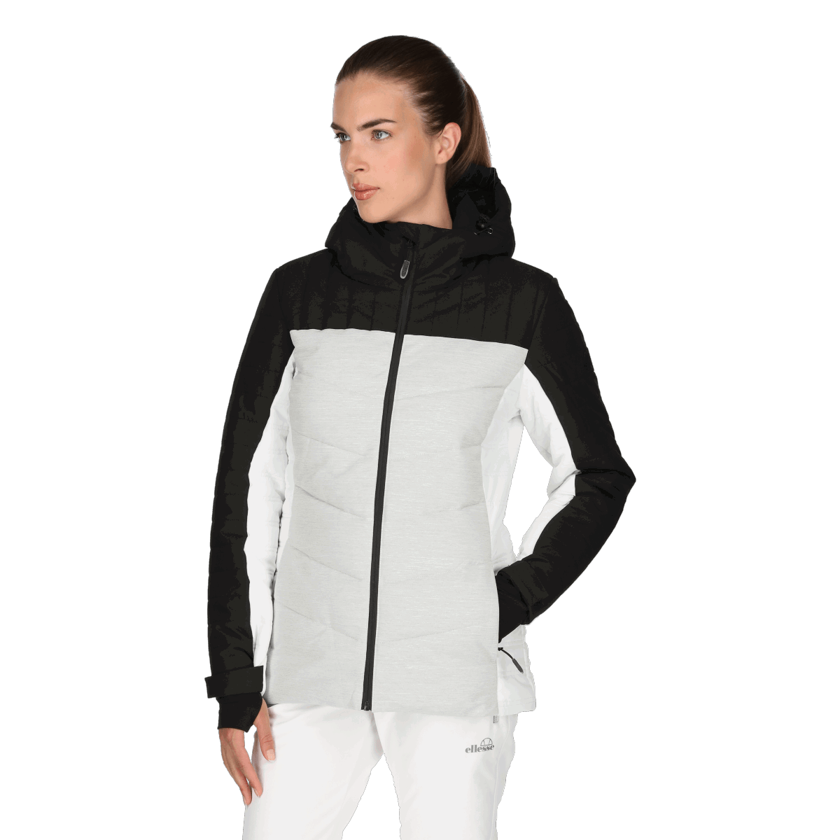 Puffer jakke Ellesse Padded Hooded Color-Block Ski Jacket Bogy Flerfarvet | ELA213F505-01, 0