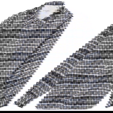 Skjorte Officine Générale Giacomo Twill Check Shirt Grå | W23MSHI015, 0