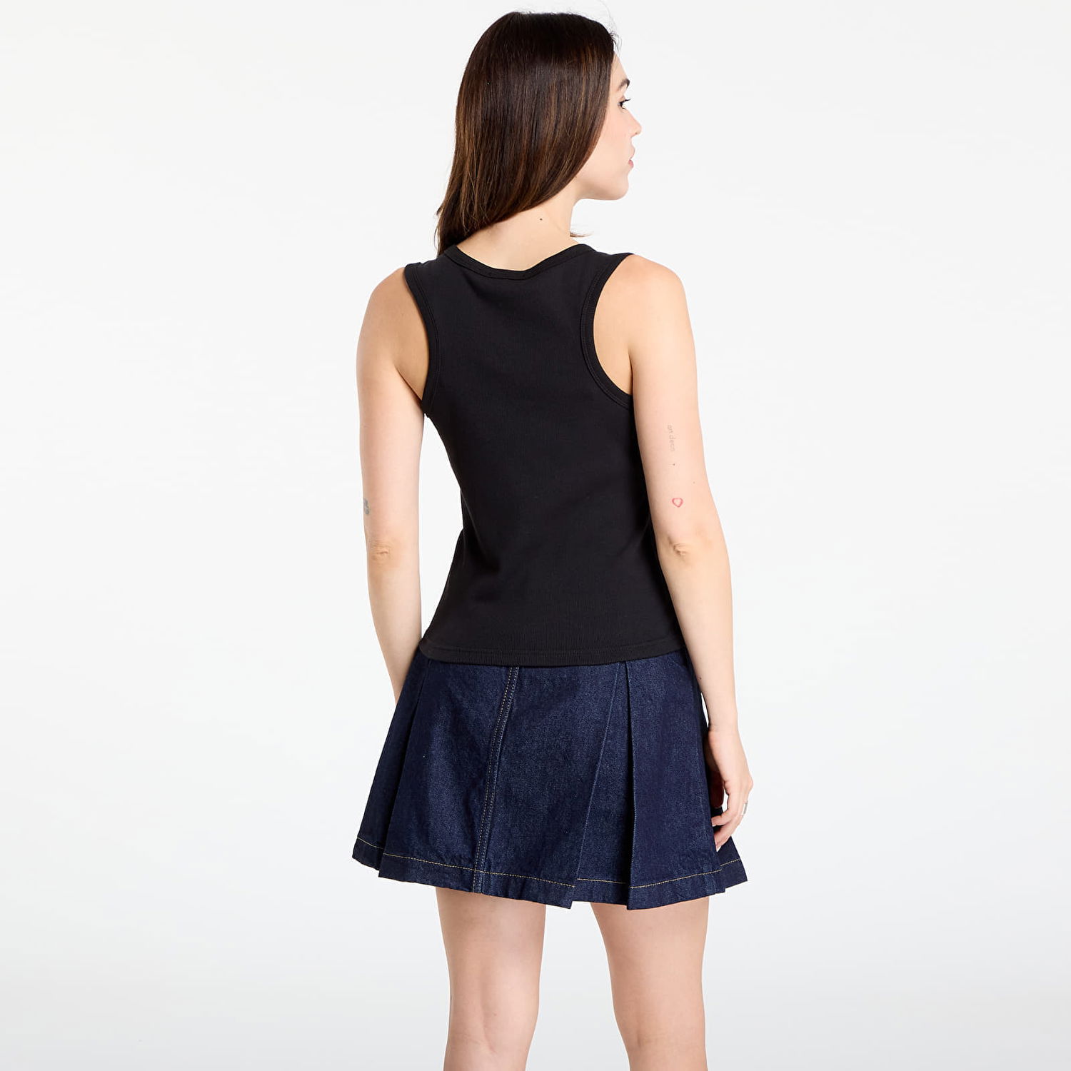 Tanktop CALVIN KLEIN Calvin Klein Jeans Women's Woven Label Tank Top Sort | LV047C201G UB1, 1