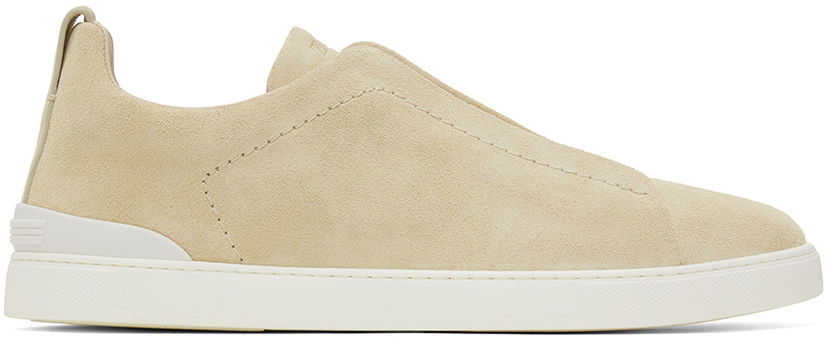Tøj ZEGNA Zegna Triple Stitch Beige | LHSOY-S4667Z-BUR