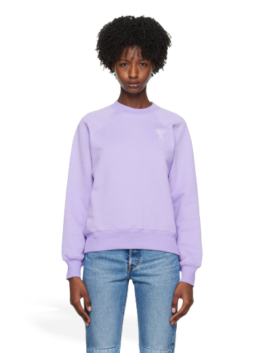 Sweatshirt AMI SSENSE x Sweatshirt Lilla | SPUSW004.747.507