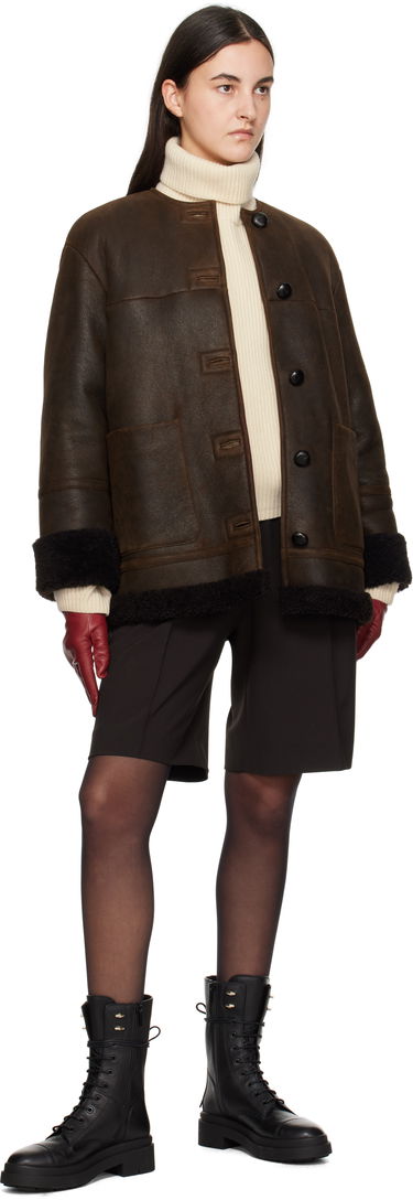 Jakke Max Mara Weekend Max Mara Shearling Jacket Brun | 2425416013600, 3