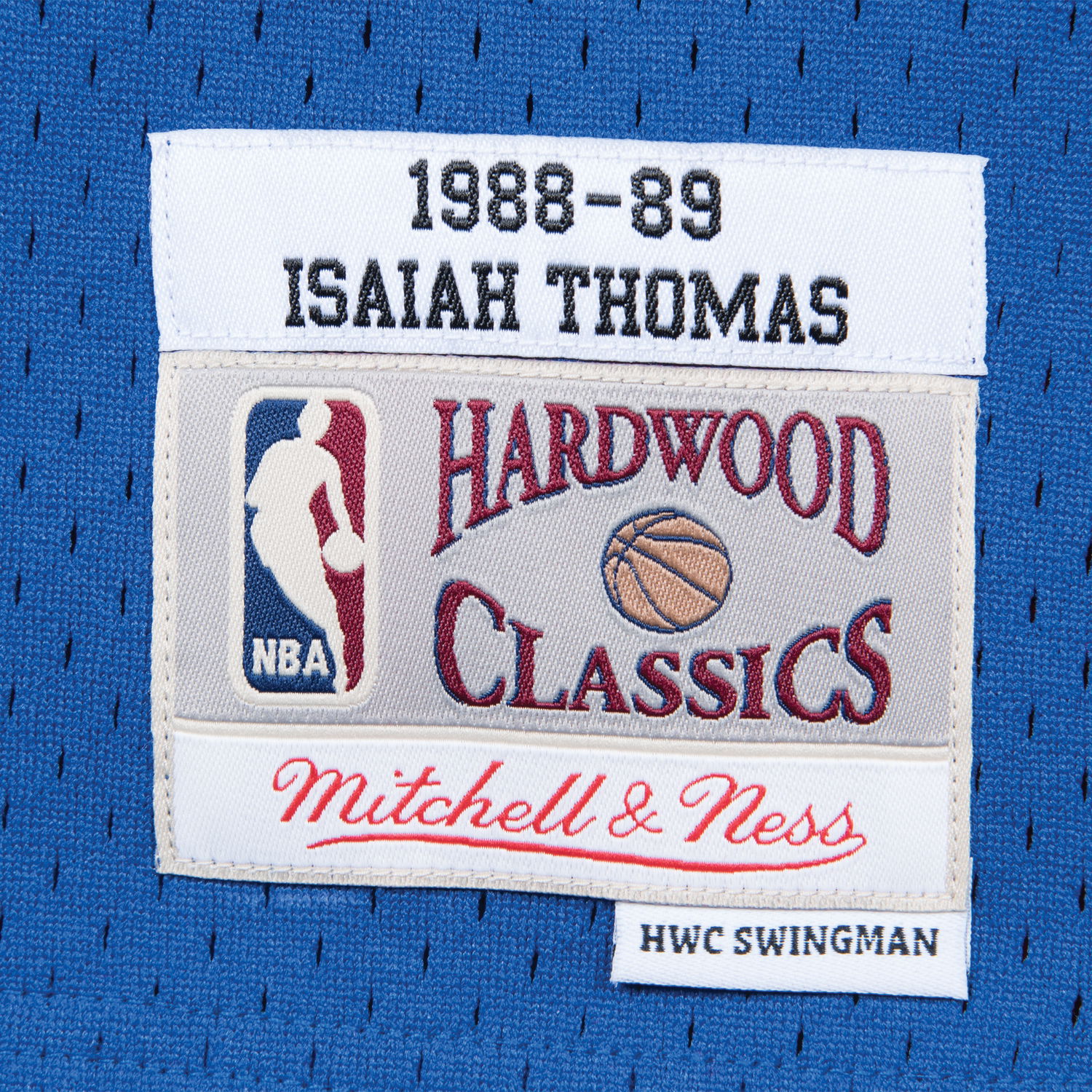 Jersey Mitchell & Ness NBA Swingman Jersey Detroit Pistons Isiah Thomas Blå | SMJYGS18163-DPIROYA88ITH, 1