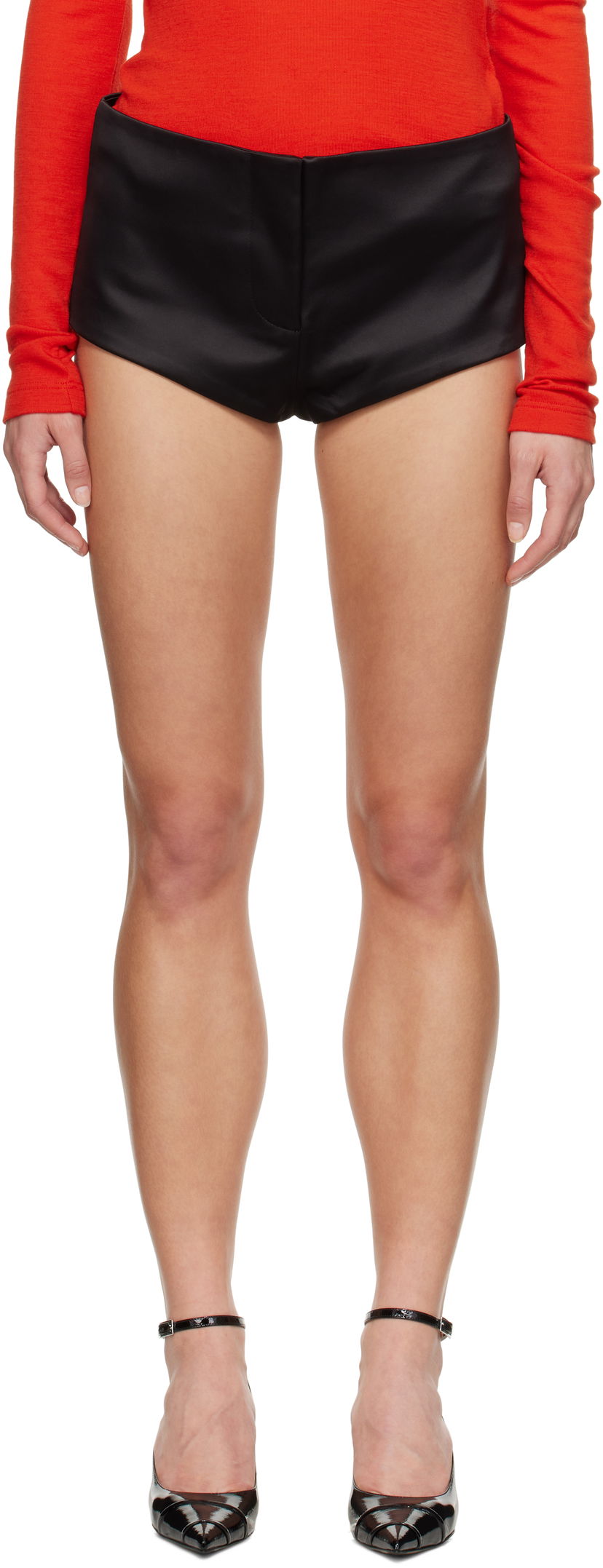 Shorts Entire Studios Entire Studios Puppy Satin Shorts Sort | ESW-S25-5003-BS