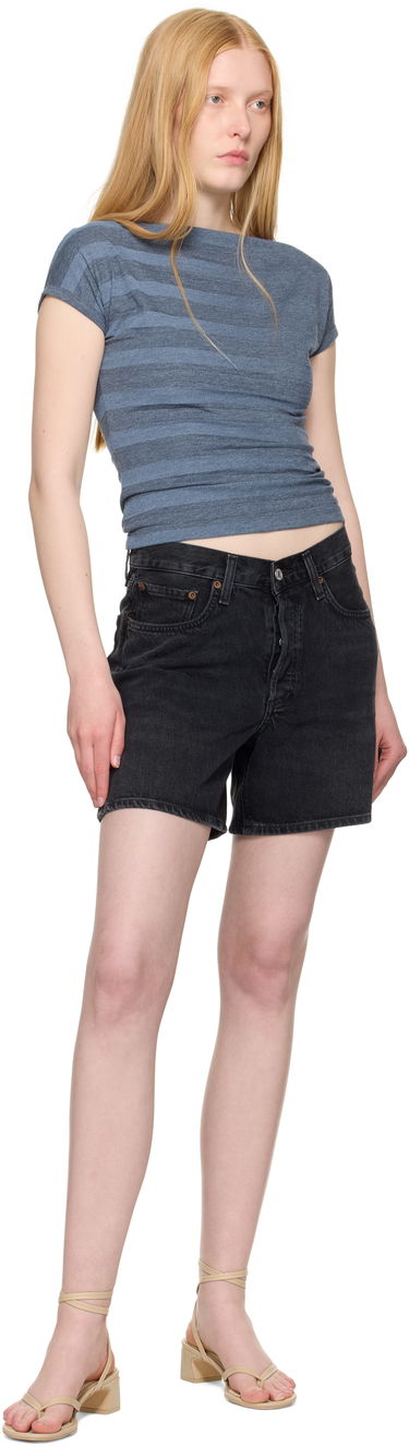 Shorts AGOLDE AGOLDE V-Waist Denim Shorts Sort | A225-1157, 3