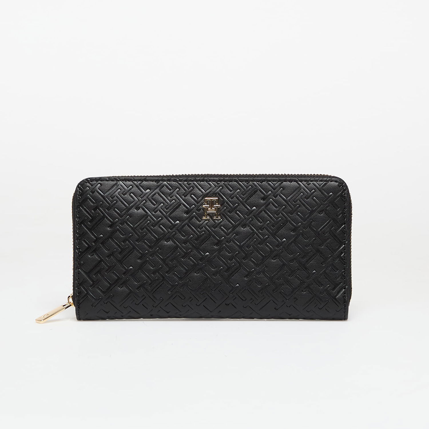Tegnebog Tommy Hilfiger Wallet TH Icon Large Za Mono Embo Wallet Black Universal Sort | AW0AW17955 BDS, 0