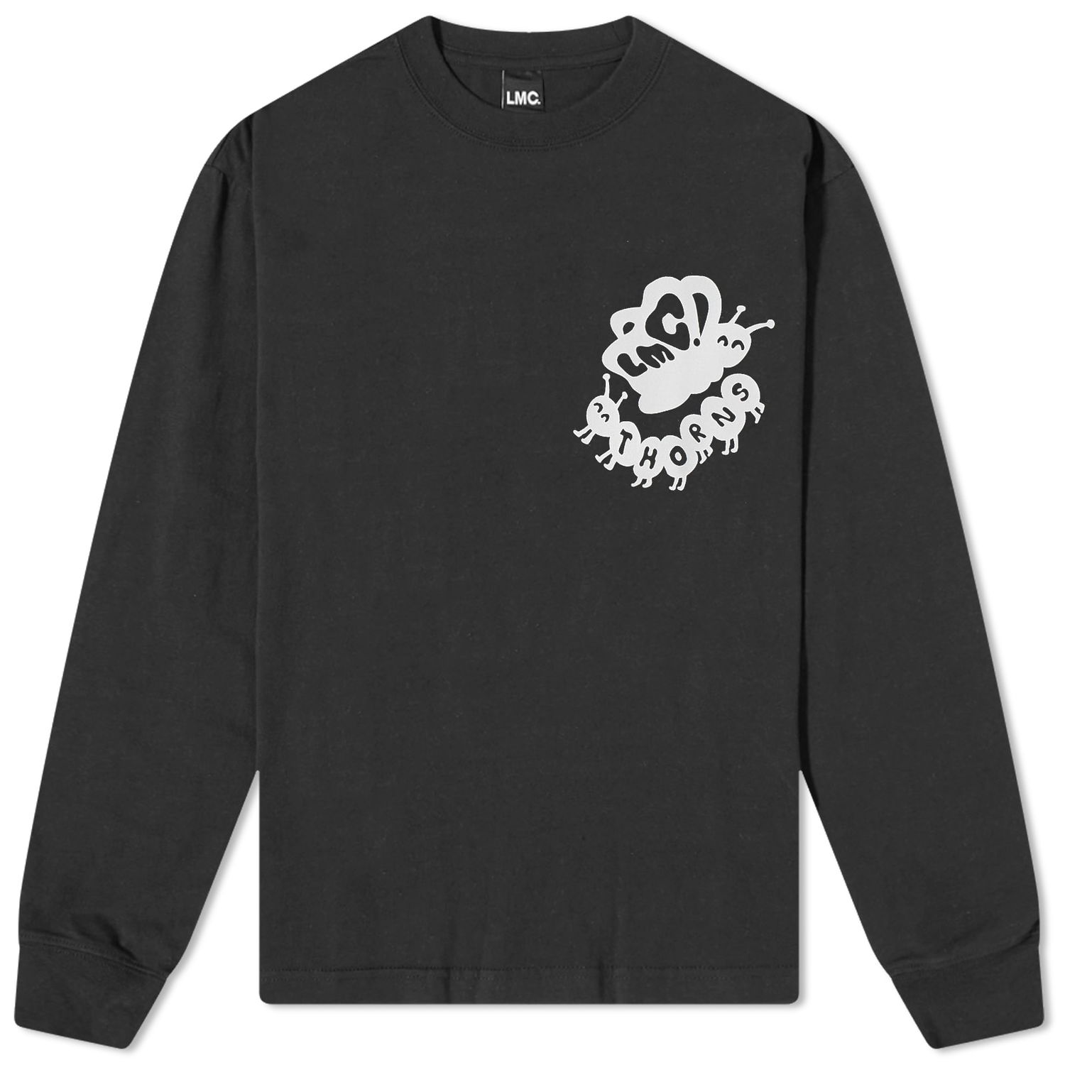 T-shirt LMC Long Sleeve Thorns Fantasy Tee Sort | 0LM23SLS113-BLK, 0