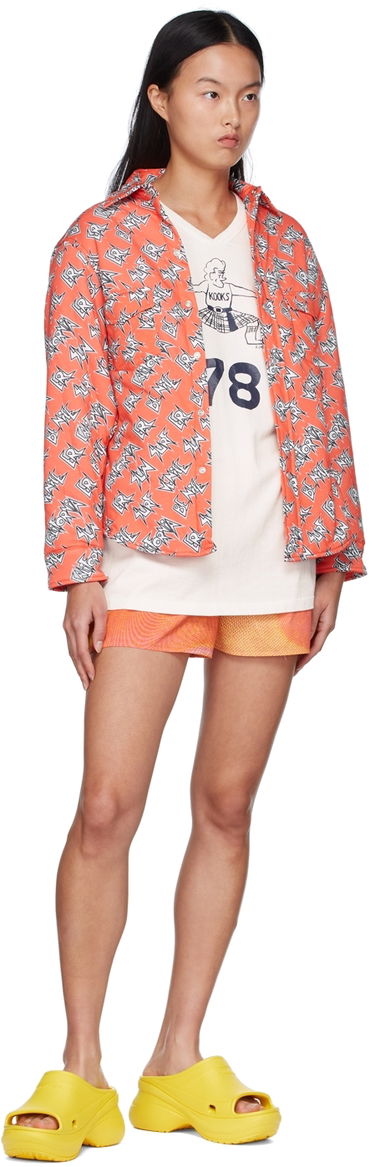 Skjorte ERL Cotton Shirt Lyserød | ERL04B009, 3