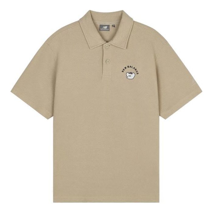 Polo skjorte New Balance SEIJI ANDY Polo Shirt Beige | 5FD26231-LBE