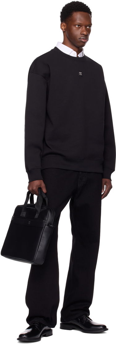 Sweatshirt BOSS Hugo Stacked Logo Sweatshirt Sort | 50533689, 3