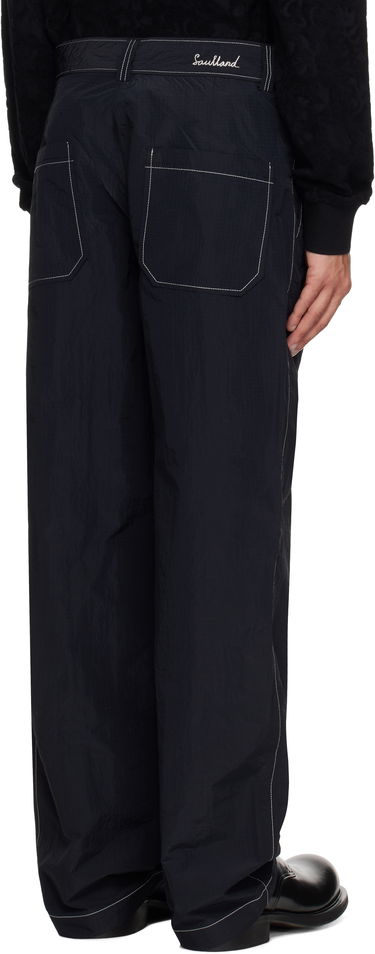 Bukser Soulland Soulland Aidan Trousers Sort | 51010-1307, 2