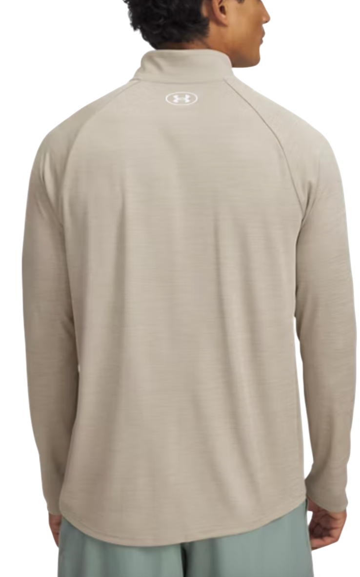 Sweatshirt Under Armour Under Armour Tech Textured 1/2 Zip Sweatshirt Beige | 1382797-299, 1