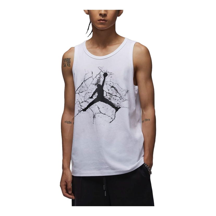 Tanktop Jordan Jordan Graphic Tank Hvid | FZ1942-100
