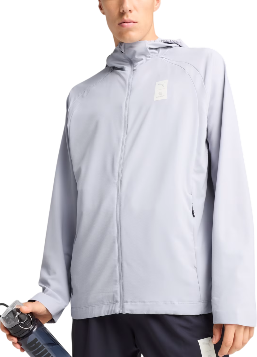Vindjakke Puma Puma x Saysky Hooded Running Jacket Grå | 526842-71