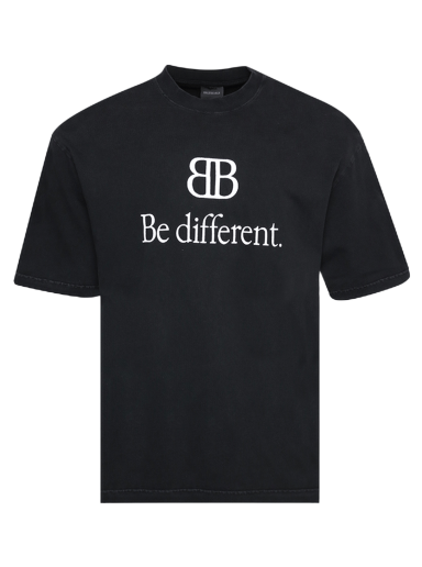 T-shirt Balenciaga Medium Fit T-Shirt Be Different Sort | 612966 TNVU9 1070