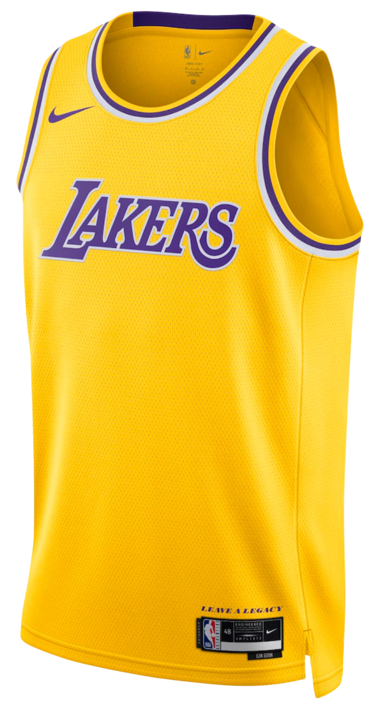 Jersey Nike Los Angeles Lakers Icon Edition 2023/24 Dri-FIT NBA Swingman Jersey Gul | dn2140-728