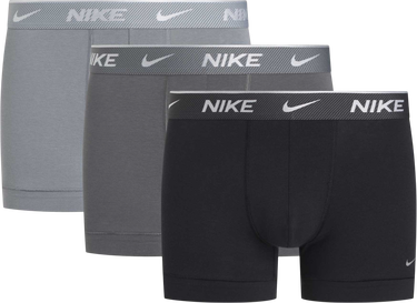 Boksere Nike Nike Cotton Trunk Boxer Shorts (3 Pairs) Grå | ke1008-u91, 1