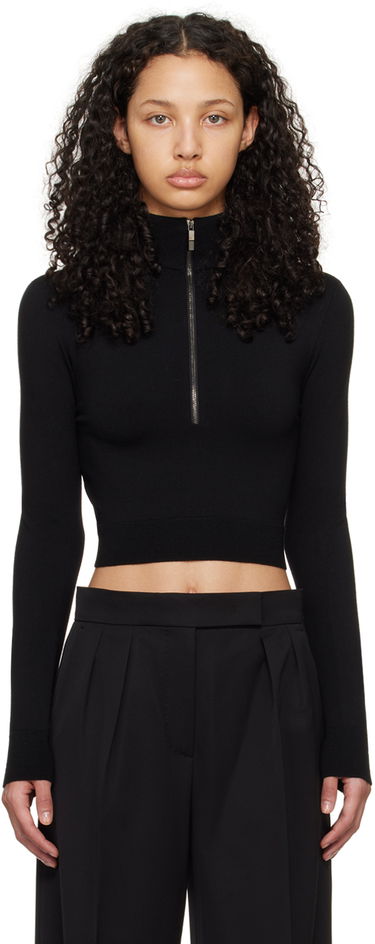 Sweater Max Mara Max Mara Cropped Turtleneck Top Sort | 2411361211600, 0