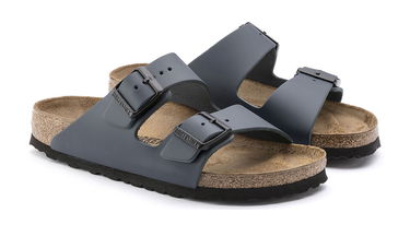 Sneakers og sko Birkenstock Arizona Natural Leather Narrow Fit Mørkeblå | 51153, 3