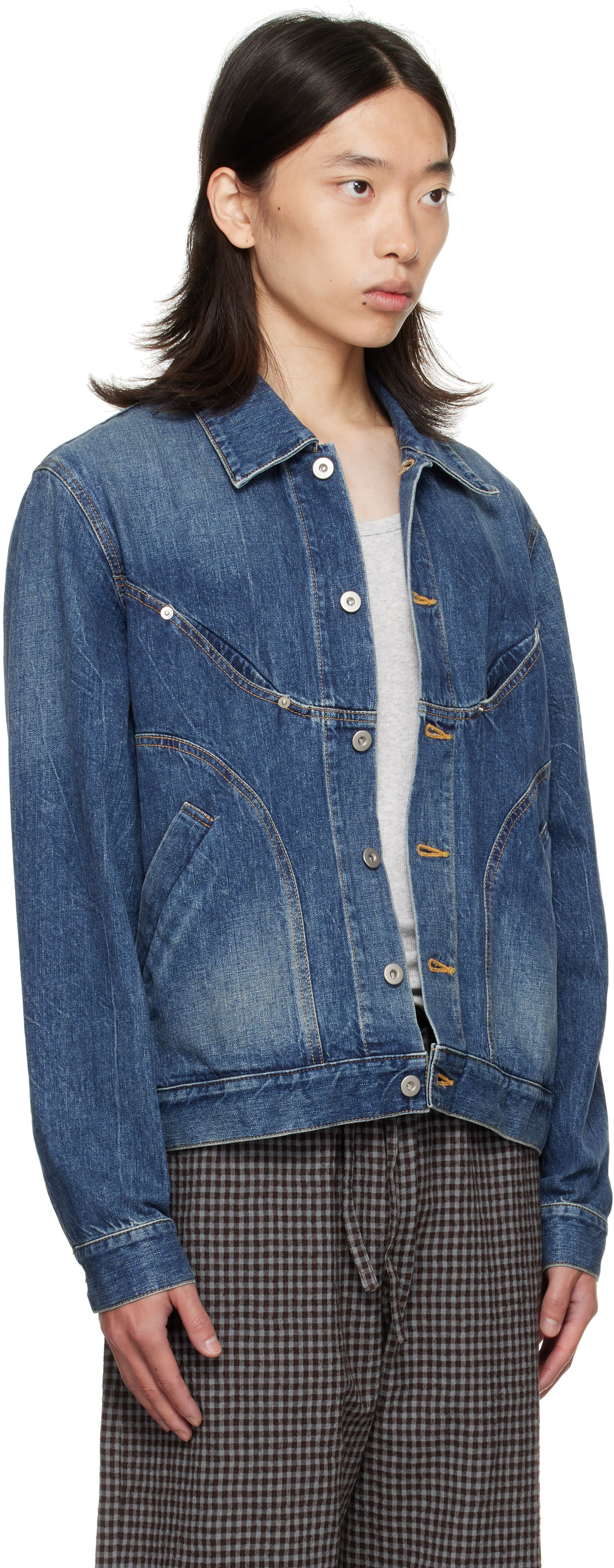 Jakke sage NATION SAGE NATION Jiji Denim Jacket Blå | S084 DENIM JIJI JACKET DENIM I, 1