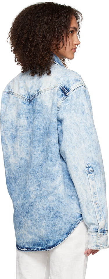 Skjorte VETEMENTS VTMNTS Boiled Denim Shirt Blå | VL14SH650B, 2