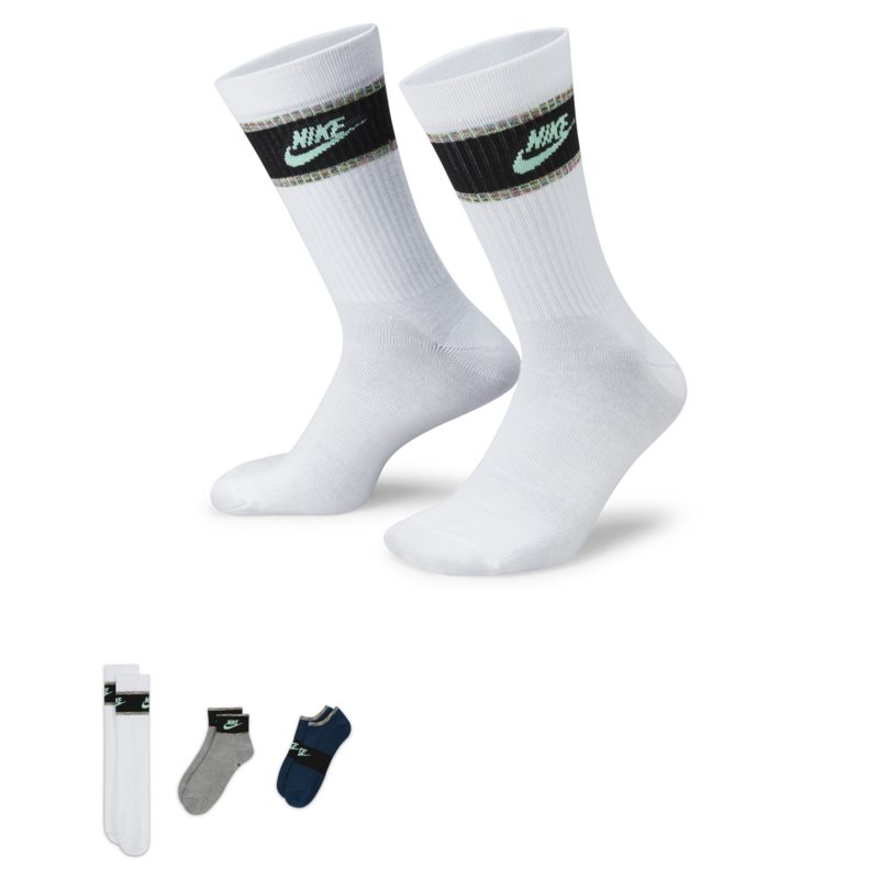 Sokker Nike Everyday Essentials Multi-Height Socks 3 Pairs Flerfarvet | DQ9166-902, 0