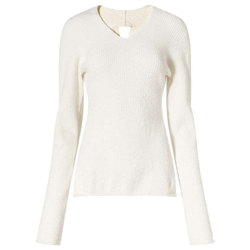 T-shirt AXEL ARIGATO Tube Rib Knit Top Hvid | A0948002-ECRU