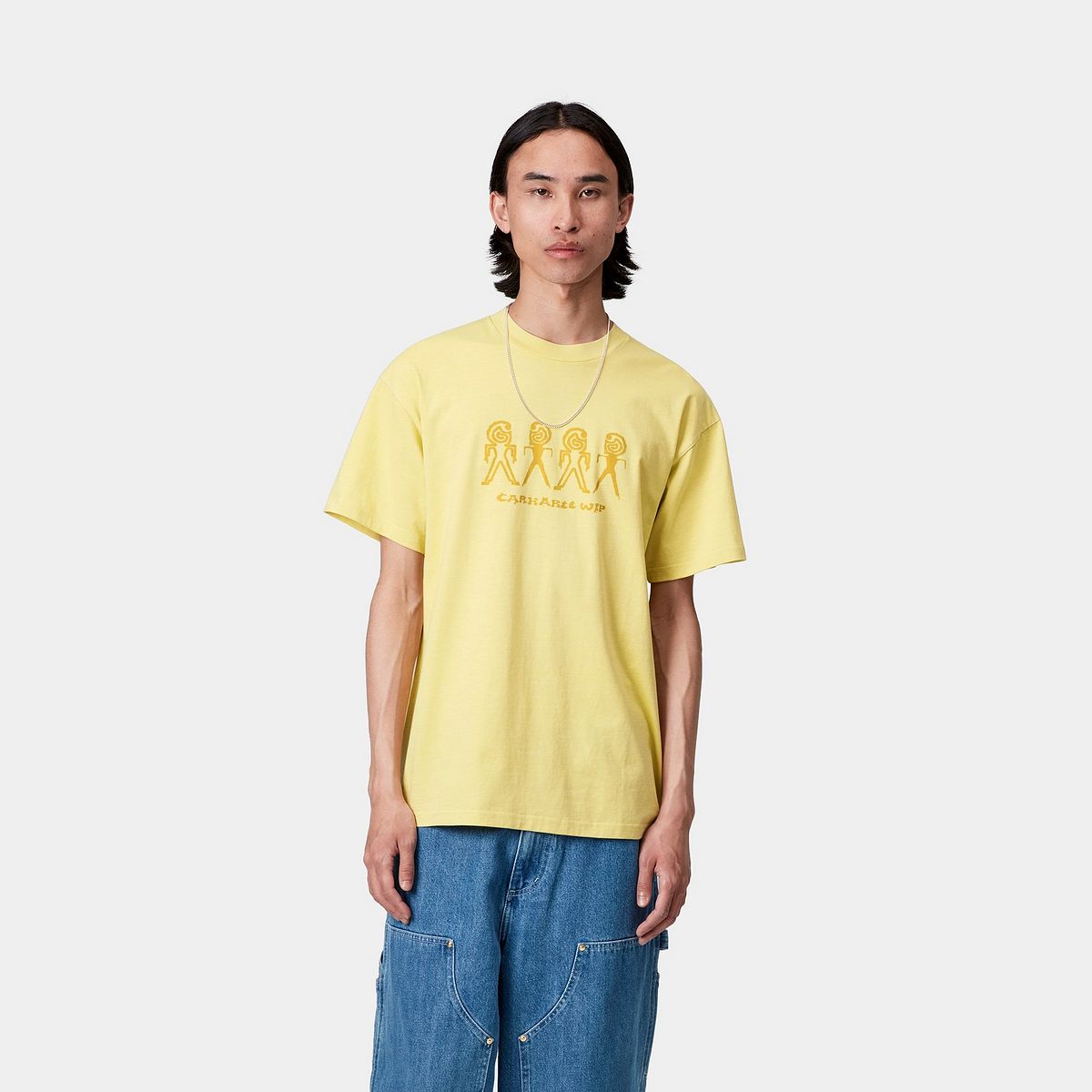 T-shirt Carhartt WIP Carhartt WIP S/S Terrestrial T-Shirt Pigment Dyed Gul | I035226_6, 0