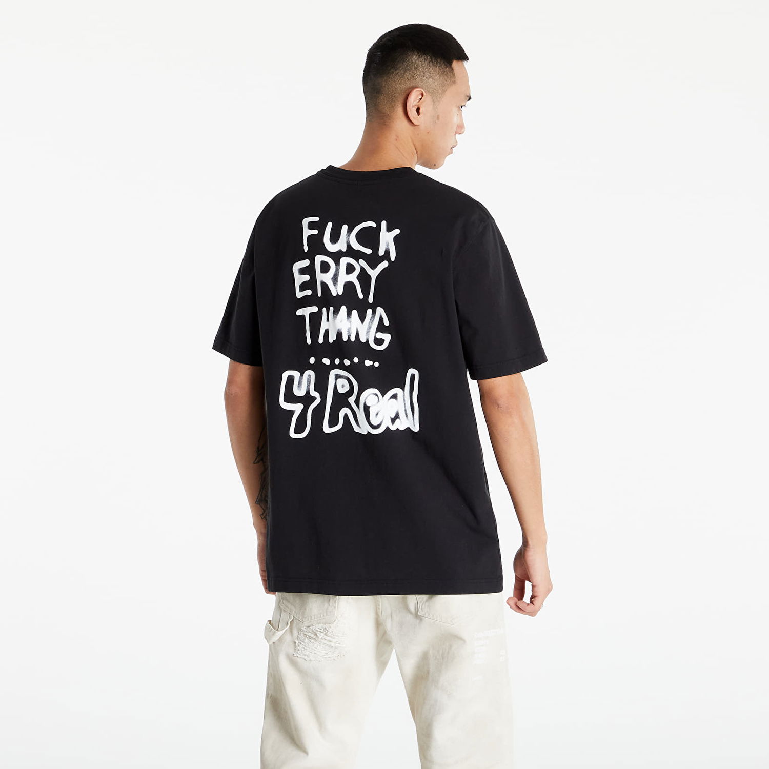 T-shirt HERON PRESTON T-Shirt Shortsleeve Sort | HMAA026S22JER0051001, 1