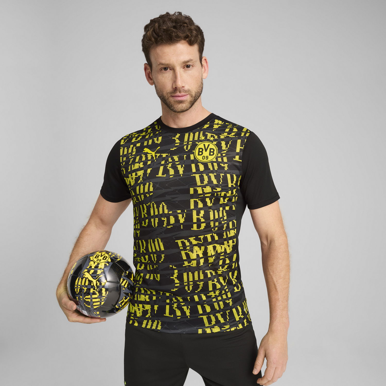 Jersey Puma Borussia Dortmund 24/25 Pre-Match Jersey Sort | 779114_02, 1