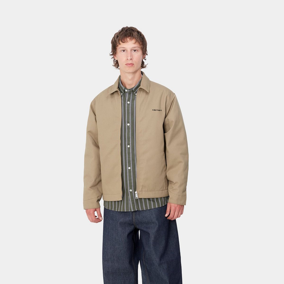 Jakke Carhartt WIP Module Script Zip-Up Jacket Beige | I033763_9, 0