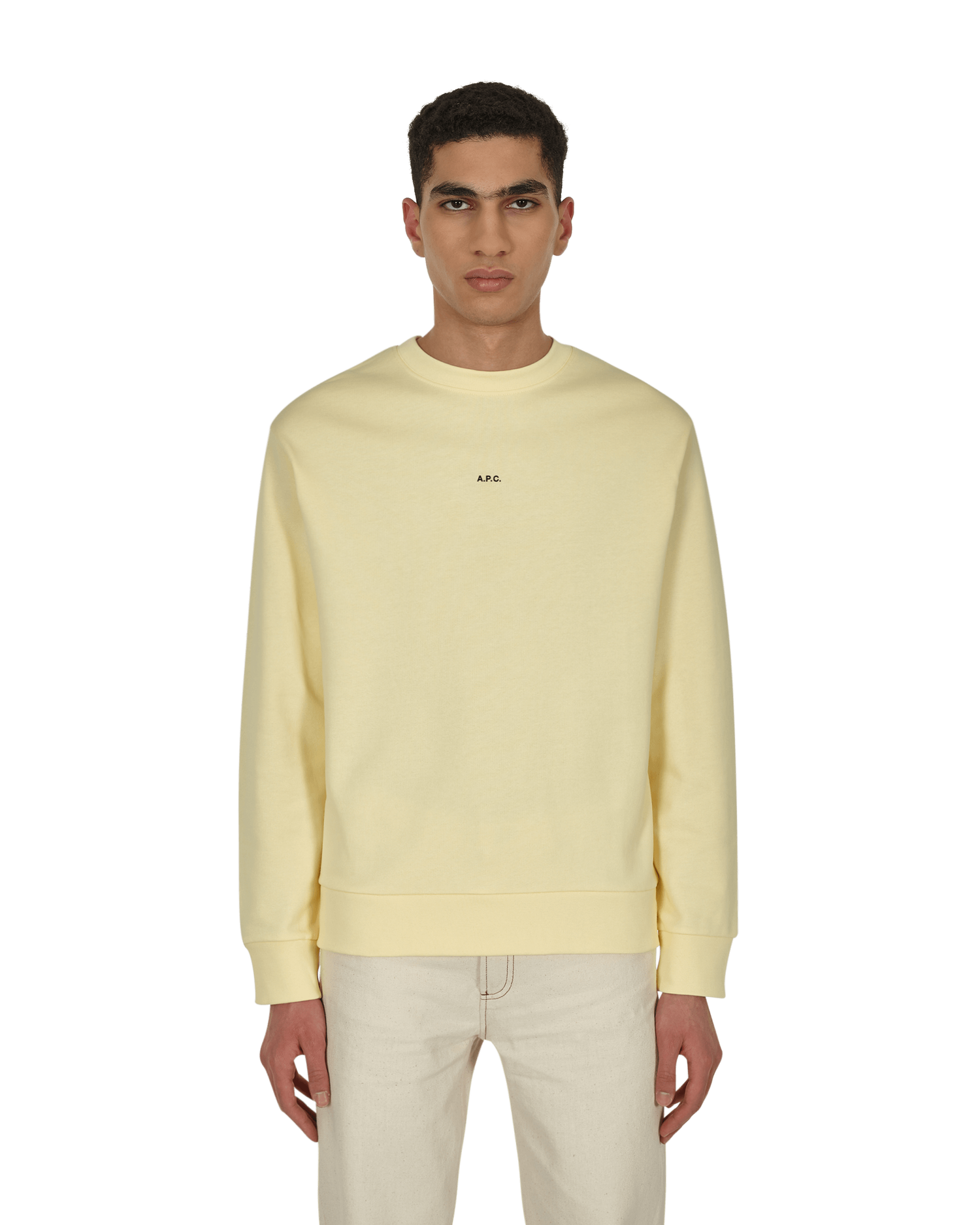 Sweatshirt A.P.C. Steve Logo Sweat Gul | COEIP-H27621-DAB, 0
