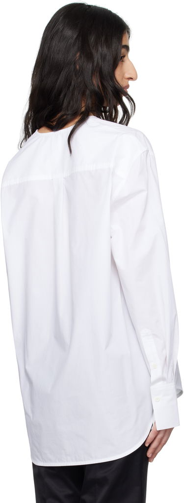 Skjorte TOTEME TOTEME V-Neck Shirt Hvid | 252-WRT0503-FB0119, 2