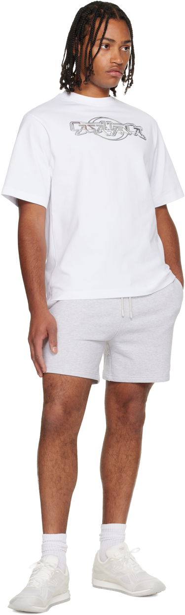 T-shirt Casablanca 'Casablanca' Chrome Oversized Short Sleeve T-shirt Hvid | M-AW25-JTS-044-06, 3