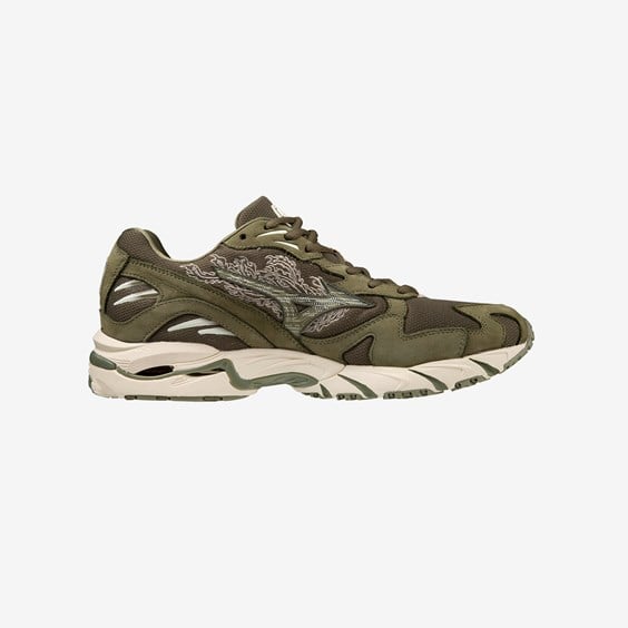 Sneakers og sko Mizuno Wave Rider 10 '97 Maharishi Fire Phoenix Grøn | D1GD222501, 1
