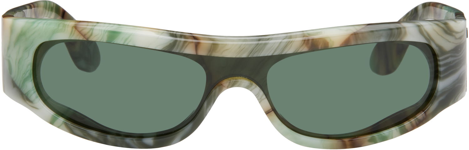 Solbriller RETROSUPERFUTURE RETROSUPERFUTURE Pharaoh Sunglasses Grøn | 8E9, 0