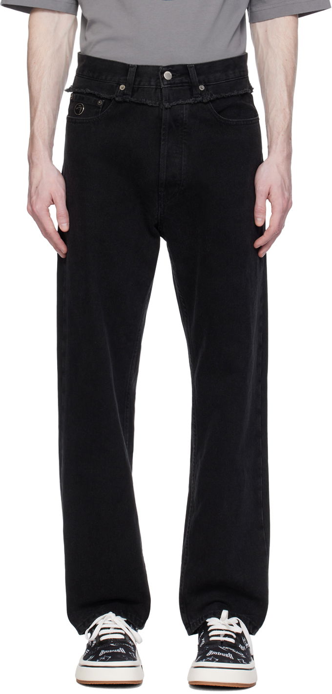 Jeans Ambush Waist Detail Jeans Sort | BMYB003S24DEN0011100