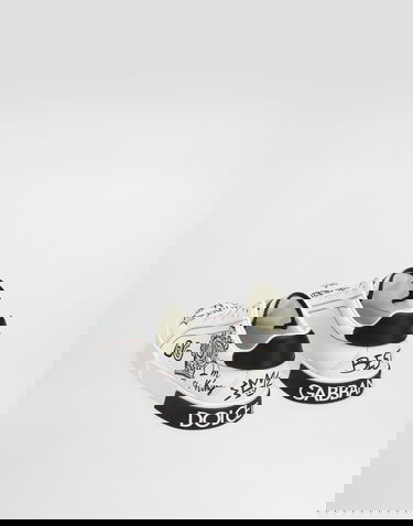 Sneakers og sko Dolce & Gabbana Dolce & Gabbana Portofino Light Printed Calfskin Hvid | DA5312A3A17HWF57, 2