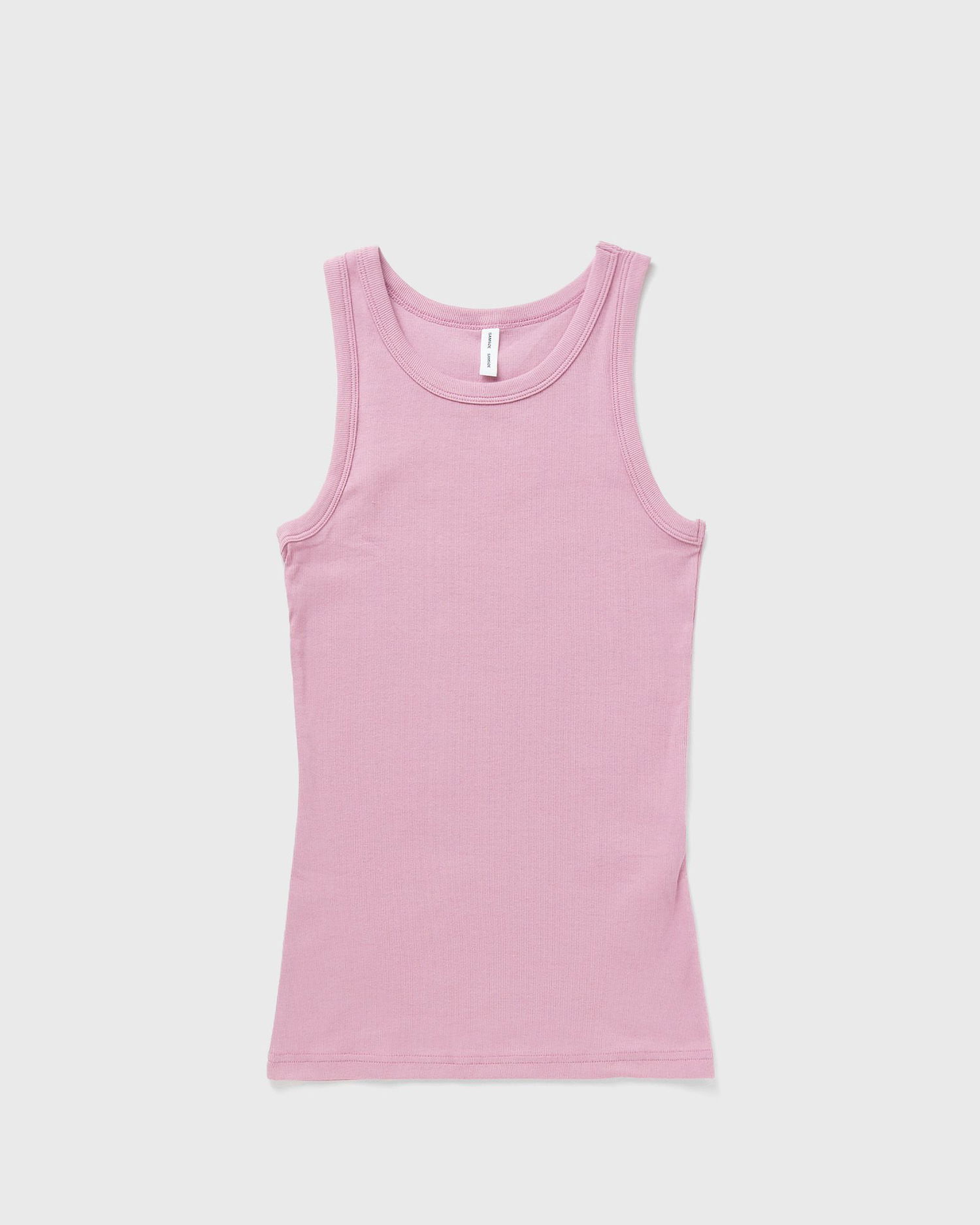 Tanktop Samsoe Samsoe Alexo Ribbed Tank Top Lyserød | F00001111-ORCHID-HAZE, 1
