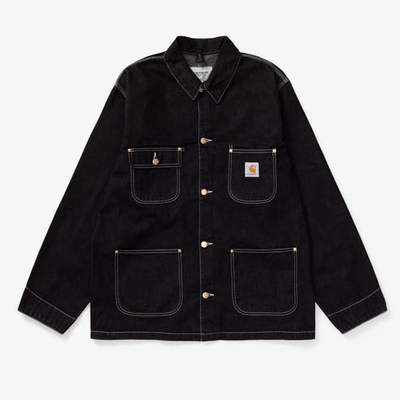 Jakke Carhartt WIP Og Chore Jacket Sort | I031896.892Y, 0